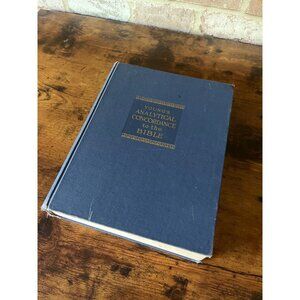 Youngs Analytical Concordance To The Bible Vintage Hardcover Book Christian